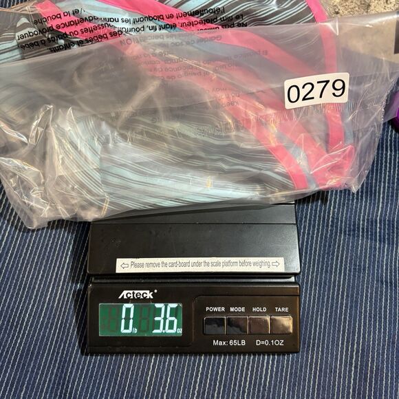 Nike Dri-FIT Running Shorts Women S Blue Striped Pink Trim Athletic Training Gym - Picture 9 of 9